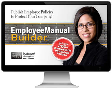 screenshot of Employee Manual Builder